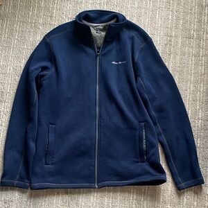 Eddie Bauer Men's Deep Blue Fleece Jacket